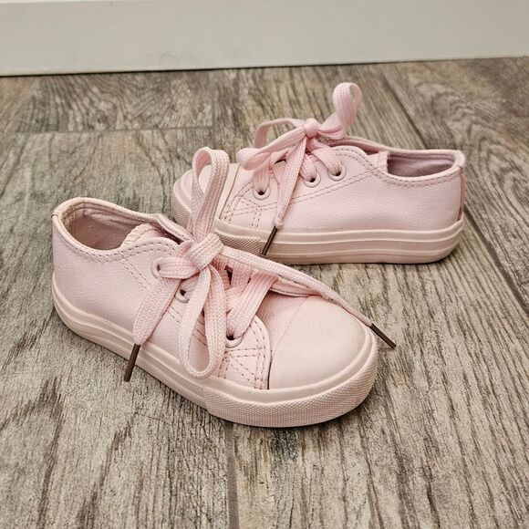 Cotton On Kids Pink Classic Trainer Shoes Size 8 - Picture 2 of 10